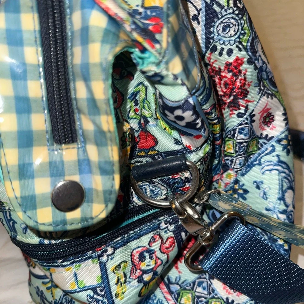 Oilily Vintage/RARE Blue Patterned Diaper Bag